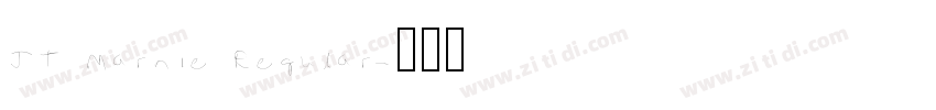 JT Marnie Regular字体转换